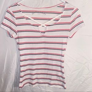 Casual criss cross top